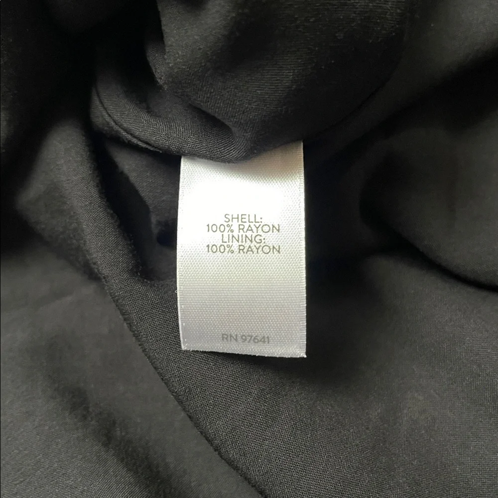 J. Jill Black Paisley Halter Maxi Dress Petite Medium NWT - Picture 5 of 5